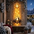 thumbnail image 5 of Christmas Nativity Scene Wall Decoration, Lighted Bethlehem Star Christian Wall Decor, Religious Christmas Wall Lights for Indoor Outdoor, 5 of 6