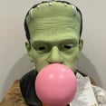 thumbnail image 6 of Halloween Martha Stewart Frankenstein Blowing Bubble Gum Statue, Frankenstein Blowing Balloon Resin Figurine, 6 of 8
