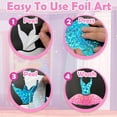 thumbnail image 3 of Foil Art Craft Activity FUNNYB&G para niños con 80 láminas de aluminio, 3 of 9