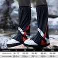 thumbnail image 2 of Waterproof Motorcycle Boot Covers - Heavy Duty Reusable Rain Overshoes, Zippered Galoshes for Cycling, Hiking, Construction Work & Cast Protector（XL）, 2 of 5