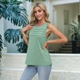 thumbnail image 4 of Blusas Sin Mangas para Mujer, Color Verde Frijol, Talla XXL, 4 of 10