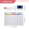 thumbnail image 5 of OUNONA 3 Sets of Refrigerator Magnetic Memo Board Monthly Planner Write Board Erasable Calendar Board, 5 of 8