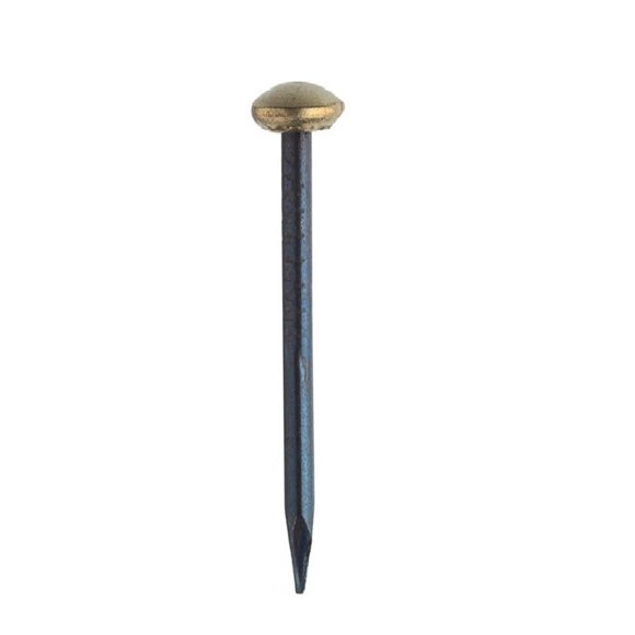 F/S FRAMER SUPPLY Ongles avec Bouchon en Laiton 1 Pouce Lot de 100