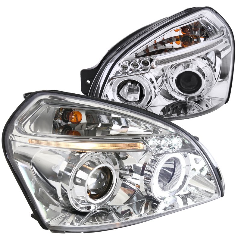 SpecD Tuning Led Halo Projector Headlights for 20052009 Hyundai