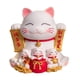 thumbnail image 3 of Alcancía de escritorio con forma de gato Maneki Neko, ideal para regalos de Pascua. oro, 3 of 9