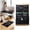 Black, variant on Guided Prayer Mat with Step-by-Step Instructions, Non- Salah Rug, Soft Bilingual Prayer Carpet for Meditation & Worship