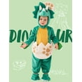 thumbnail image 6 of Joyfy Halloween Baby Triceratops Costume, Green Dinosaur Costume Shell for Baby and Toddler Dress up Party, 6 of 8