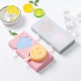 thumbnail image 3 of Molde para hielo, juego de moldes para paletas heladas, con tapa, fácil de quitar, silicona, bricolaje, con 12 palitos de plástico Xemadio 2033748, 3 of 9