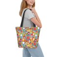 thumbnail image 2 of Fotbe Boho Cute Owls Bolsa de Playa con Estampado, Bolsa de Hombro, Bolsa de Mano Espaciosa, Bolsa de Viaje Ligera, Bolsa de Compras Versátil, 2 of 6
