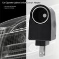 thumbnail image 1 of AC 90-240V to 12V DC Car Cigarette Lighter Socket Charger Adapter US Plug, 1 of 8