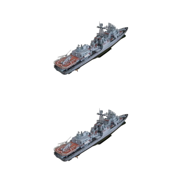 Toystoory 3D 1/200 Admiral Levchenko Ship Model Toy Decoration Paper Gifts no hay piezas de reparación 2piezas