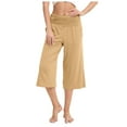 thumbnail image 2 of Kureaily Women's Cropped Pants Summer Casual Pants With Pockets Women's Casual Pants Women Lightweight Pants, 2 of 5
