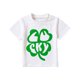 thumbnail image 1 of Gibobby ropa Niños blusas Camiseta de manga corta para niños pequeños y niñas, prendas de vestir, estampado de hierba de moda verde , verano(Blanco, 6-12 Meses), 1 of 5