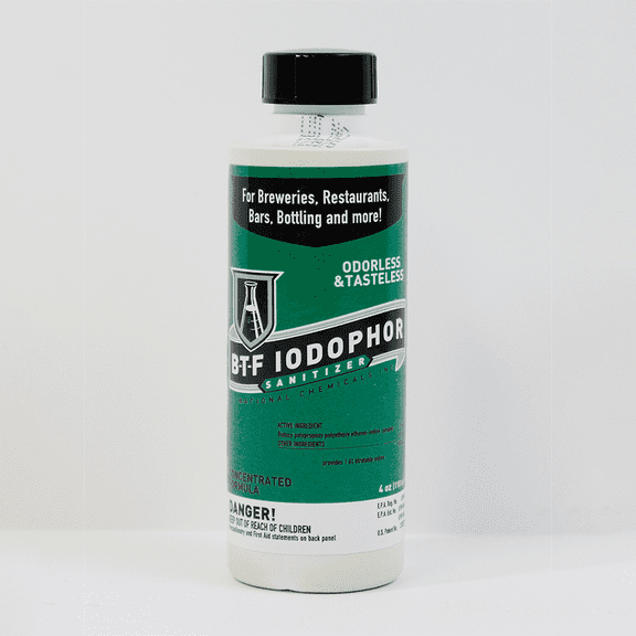BTF Iodophor Sanitizer 4 oz.