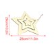 thumbnail image 5 of Cateissary 2 piezas DIY 3 capas estrella de cinco puntas Día de la independencia americana placa artesanía con 2 cuerdas de cáñamo placas para Decoración del hogar Cateissary HA012151-00, 5 of 6