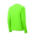 thumbnail image 4 of Sport Tek Adult Male Men Plain Long Sleeves T-Shirt Neon Green X-Large, 4 of 4