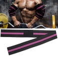 thumbnail image 4 of Elbow Support Wrap, Nylon Elastic Elbow Wrap Hook And Loop Design  For Outdoor For Bedroom For Sport For Home Black And Purple Stripes, 4 of 8