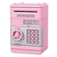 thumbnail image 1 of Piggy Bank Automatic Mini Security Coin Cash Savings Box Pink, 1 of 5