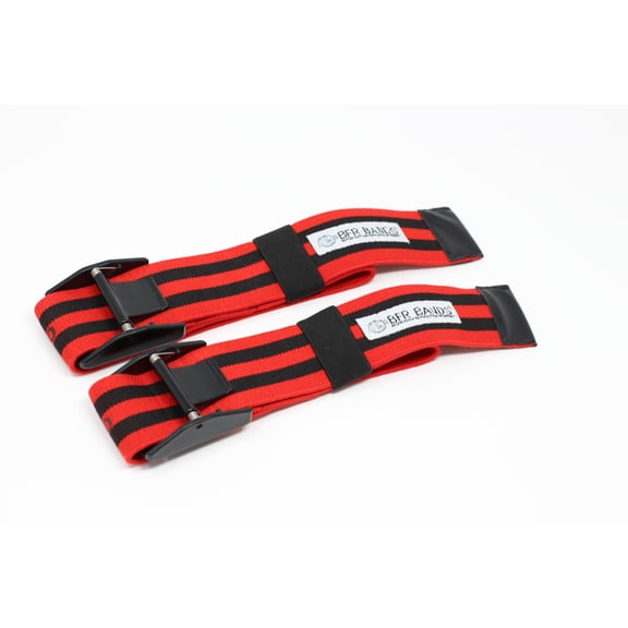 BFR Bands Pressure Tracking Exercise Bands with Pinch-Free Buckle (2-Piece)