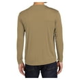 thumbnail image 2 of Mens Long Sleeve PosiCharge Competitor Polyester Tee Shirt Coyote Brown 4XL, 2 of 8
