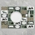 thumbnail image 2 of Deer Bear Placemats Set of 4 18"x12" Kids Wildlife Decor Placemat for Kitchen Dining Table Decor Indoor Outdoor Western Farmhouse Table Place Mats, Rustic Cabin Country Arrow, 2 of 4