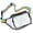 A02-Young-Young-Black Rainbow, variant on Clear Fanny Pack Stadium Approved - Adjustable Belt Bag for Women Men Fits Sport Events, Concerts, Transparent Waist Bag, White