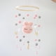 thumbnail image 1 of Baby Mobile Rattle Newborn Mobile Wind Chime Rattle toy children kids Crib Mobile , Rosado Hugo Sonajero móvil para cuna, 1 of 7