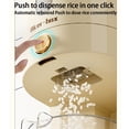 thumbnail image 4 of Wosthever Contenedor para almacenar arroz con taza medidora incluida. Dispensador de cereales. Dispensador de arroz de 5 kg. Cocina y Comedor, 4 of 6