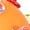 Orange, variant on Pullable Bird Plastic Ball Toys with Pacifiers and Flowers, Parrot Toys for Medium and Large Parrot Quaker Monk Parakeet Sun Conures