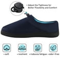 thumbnail image 3 of VONMAY Men's Slippers House Shoes Anti-skid Slippers Memory Foam Indoor Outdoor, 3 of 6