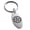 Silver, variant on Stainless Steel Aztec Transformation Rune Engraved Small Oval Charm Keychain Keyring