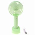 thumbnail image 3 of Mini Handheld Fan Portable Rechargeable Battery Operated Cooling Desktop With Base 3 Modes For Home Office Travel Outdoor A0nc, 3 of 5