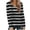Black, variant on Ashirexll Womens Long Sleeve Tops, Shirts for Women Trendy, Ladies' Fashion Striped Color Matching V-neck Long Sleeve T-shirt Casual Tops