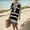 Black plus size boho mini dress a1, variant on Women Plus Size V Neck Short Sleeve Striped High Low Boho Mini Dresses Casual Swing Loose Beach Vacation Sundresses Clothes Travel Outfits, Black M