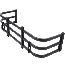 Aluminum Retractable Truck Bed Extender - Adjustable 59.25"-72.25" Length, Black