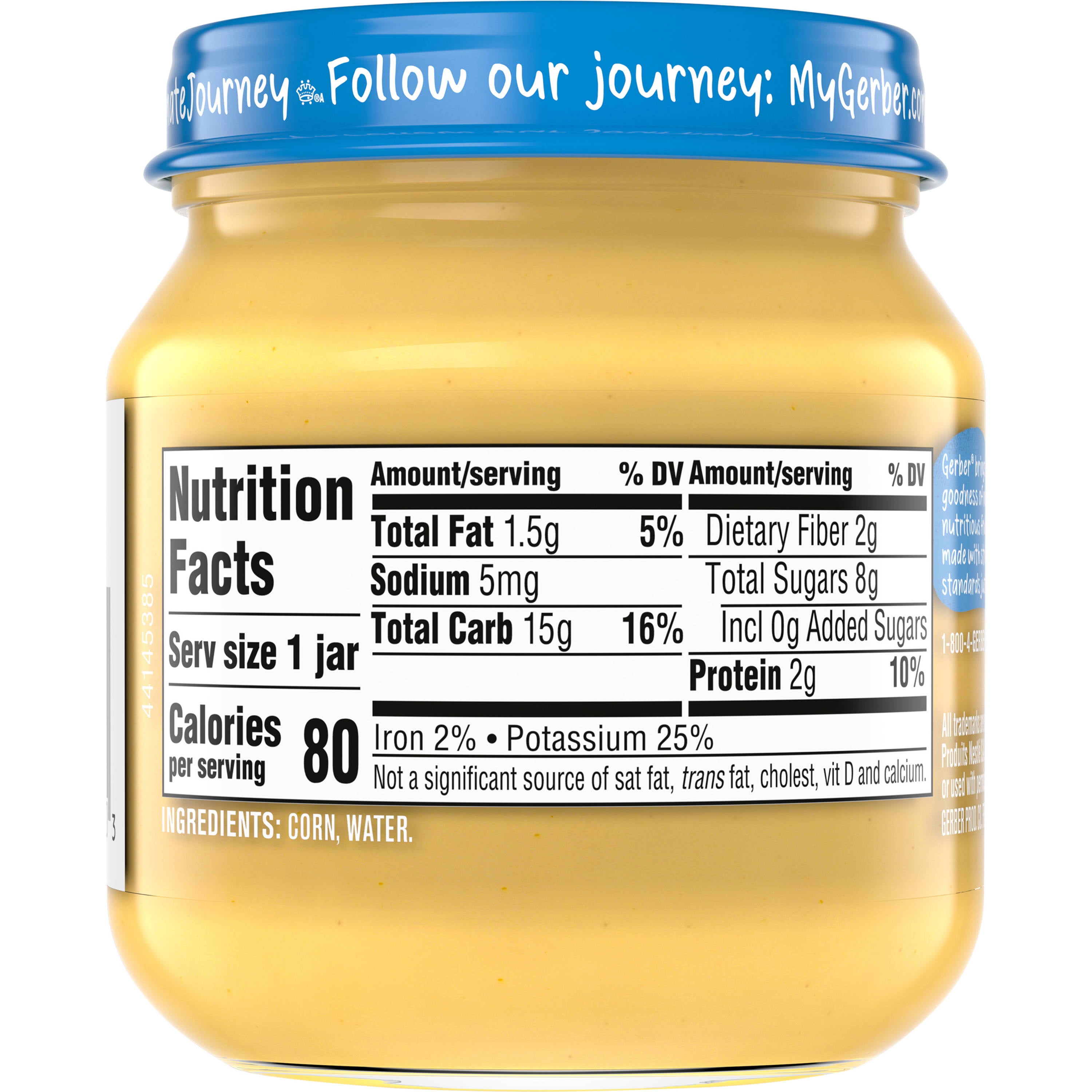 gerber baby food jar label