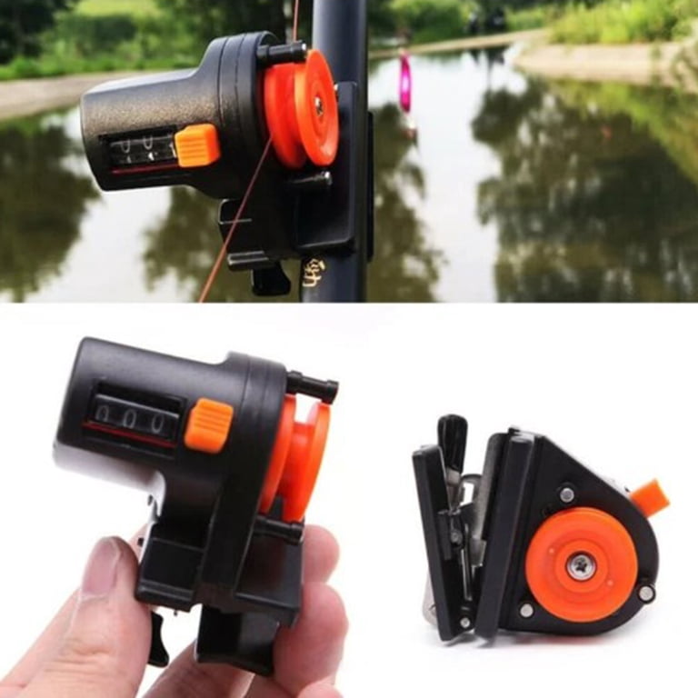 Fishing Line Depth Finder Counter Lightweight Portable Fishing Tool Accurate  Reading Fishing Line Counter Accessories-Black - Walmart.com