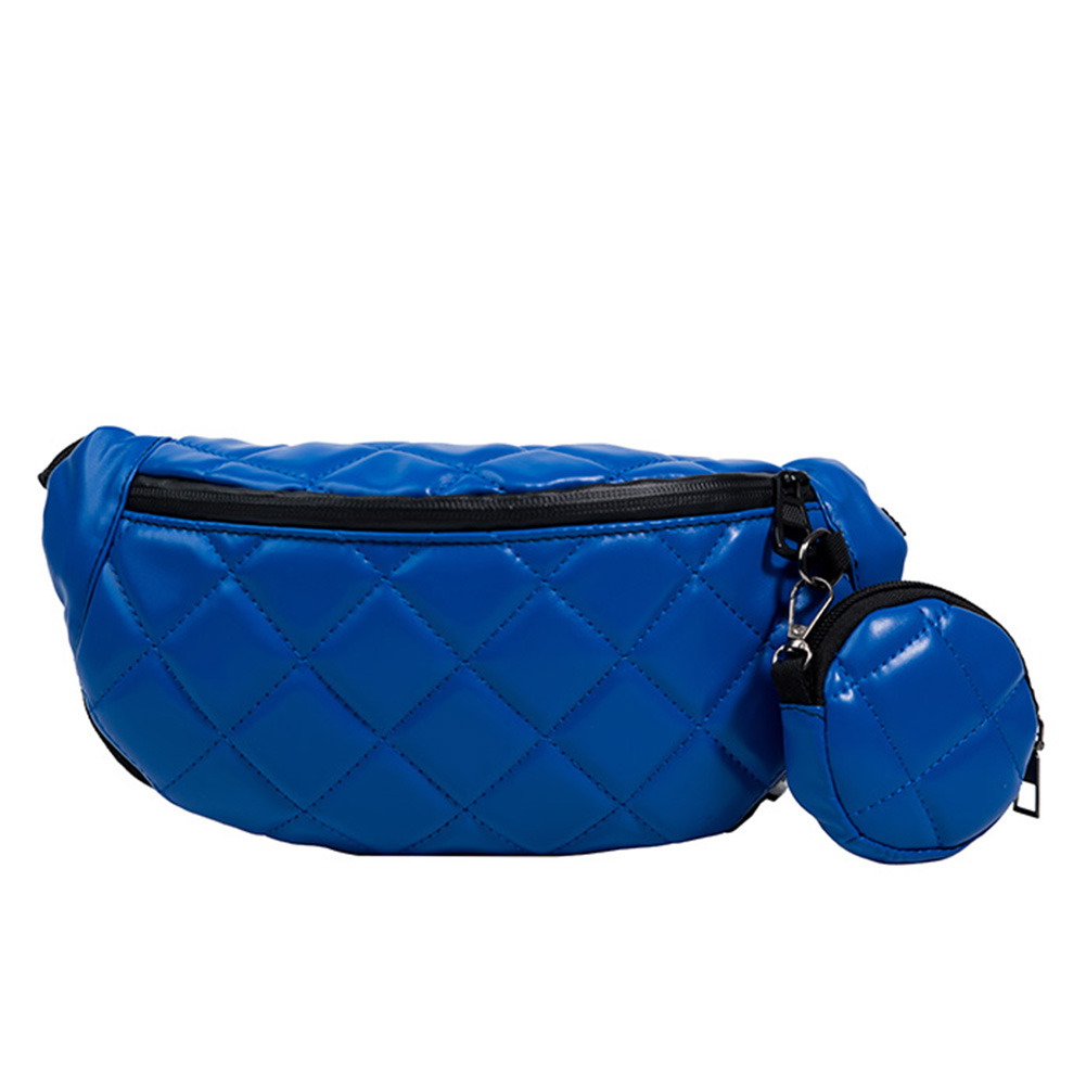 LoyGkgas New Diamond Lattice Women Waist Bags Fanny Pack Female Belt