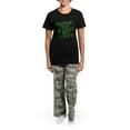 thumbnail image 4 of CafePress - PATRICKSAINT - Women's Short Sleeve Print T-Shirt and Pants Dark Cotton Pajama Set, 4 of 7