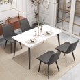 thumbnail image 4 of bokifol Dining Table,Kitchen Table,for Dining Room,Seats 4-6 People,Modern Farmhouse,Heat-Resistant Surface,Quick Assembly, 4 of 8