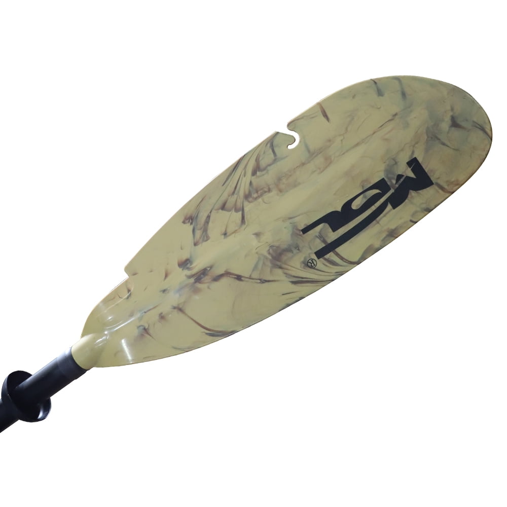 MSC Fishing Kayak Paddle,Color Available Olive,Tan 2-Piece,Measurement Scale, (Olive, 95 inches)