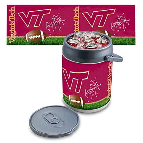Picnic Time Can Cooler-Football (Virginia Tech Hokies) Impression Numérique
