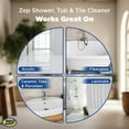 thumbnail image 6 of Zep Shower, Tub & Tile Cleaner - 128 oz. (Case of 4) ZUSTT128 -  Eliminates Soapscum, Limescale & Grime, Penetrates Hard Water Stains, 6 of 9