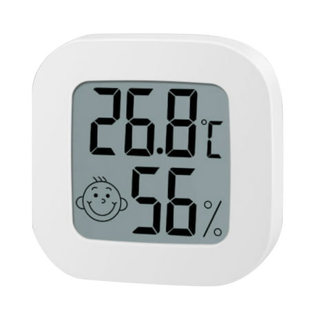 Acheter Mini thermomètre d'intérieur LCD numérique, hygromètre de  température ambiante, capteur d'humidité, thermomètre d'intérieur