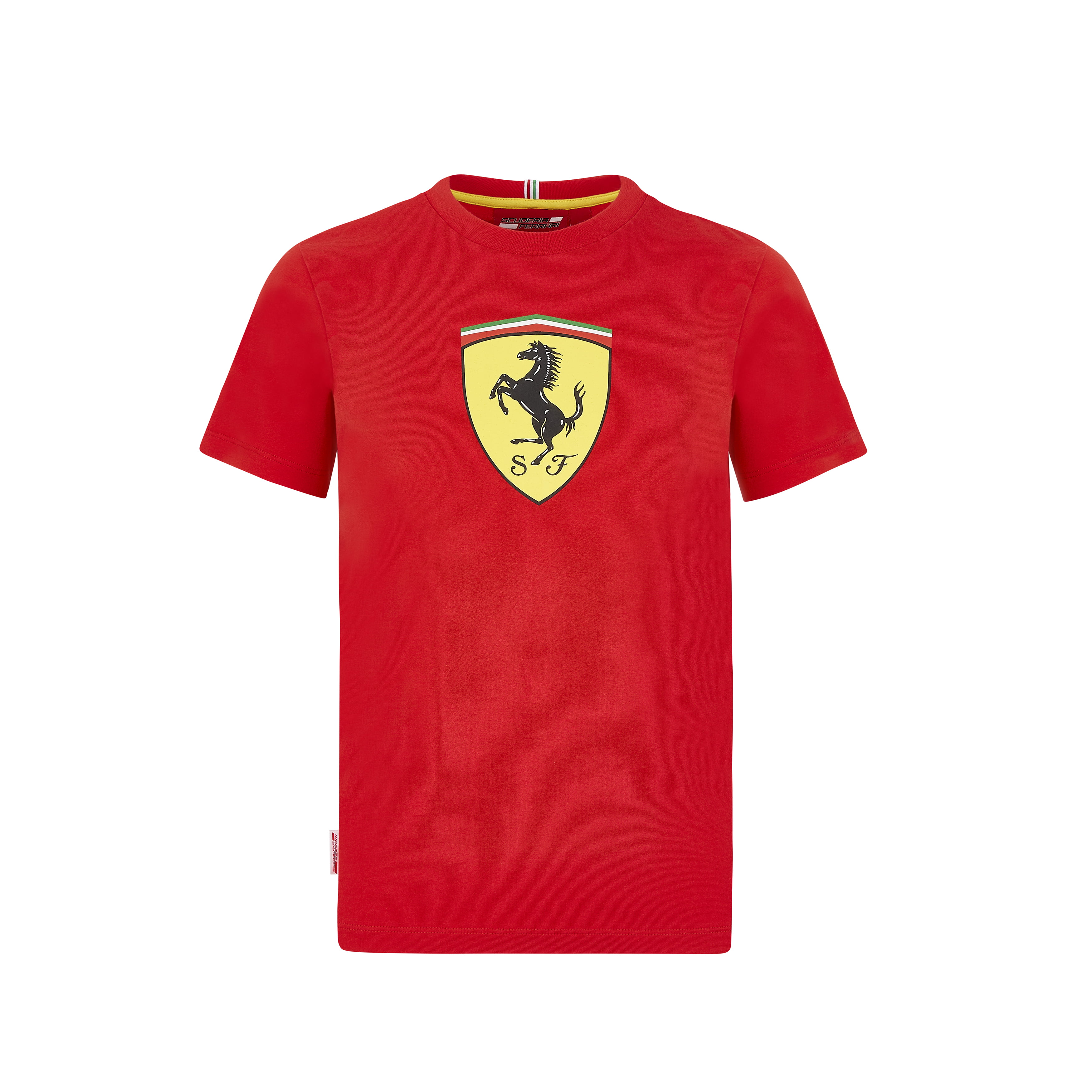 NEW 2020 Scuderia Ferrari F1 KIDS Childrens Junior Boys T Shirt Tee Red OFFICIAL 