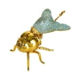 thumbnail image 2 of Bee Honey Pot jarabe dispensador multipropósito múltiples condimentos decorativos olla de especias para fiestas caseras de cocina festivas Oro y verde, 2 of 8