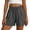 #04 Dark Gray 【Mix & Match: Stock Up on Your Favorite Colors】, variant on Women's Casual and Comfortable High Waisted Drawstring Elastic Waist Shorts with Pockets, Tummy Control, Soft Polyester Fabric, Summer, Vacation, Travel, | TruBelle,Beige L