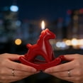 thumbnail image 4 of Horse-Shaped Christmas Scented Candle, Red Pony Ornament Birthday Candles, 3.5", Cute Pony Candle Winter Scented Candle Soy Wax Aromatherapy Candle Christmas Holiday Party Decoration, 4 of 6