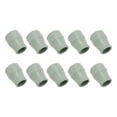 thumbnail image 4 of Replacement Crutch Tips, 10PCS Wear Resistant Rubber Cane Tip  Toughness Deep Groove  For Folding Crutches, 4 of 8
