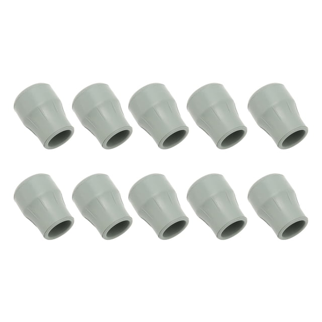 Embout de Canne en Caoutchouc, Résistant à l'Usure 10 Pcs Forte Adhérence Antidérapant Diamètre Intérieur 22mm Faible Bruit Embouts de Remplacement pour Béquilles Pliantes